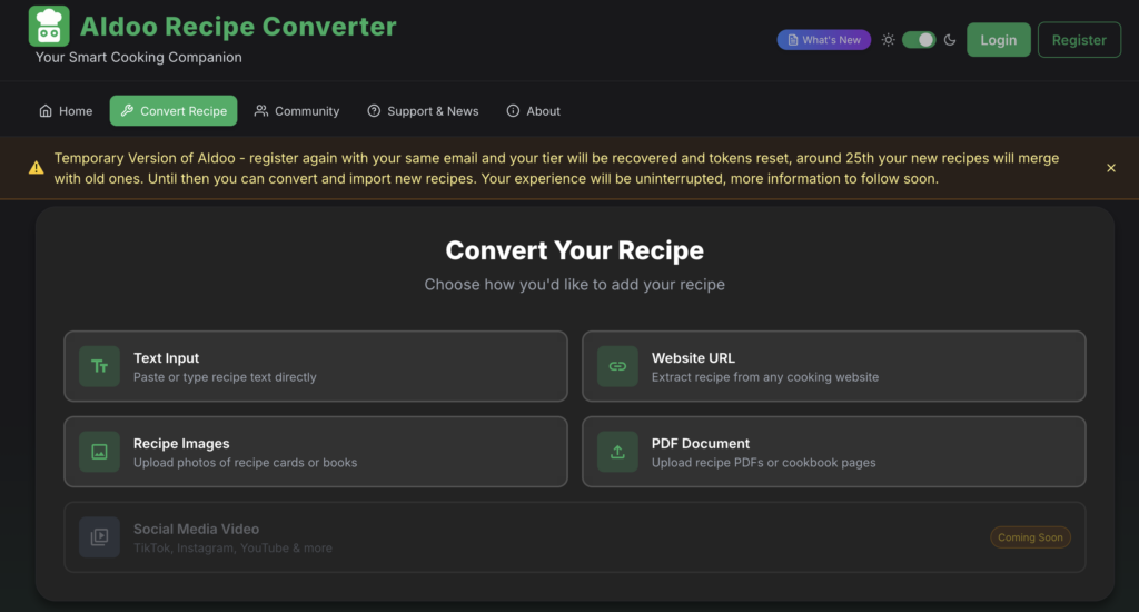 AIdoo Recipe Converter TM7 Cookidoo